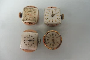 4 OMEGA - Meccanismo Orologi,Bella,vecchio Orologi da Polso,Donna,Carica Manuale - Picture 1 of 11