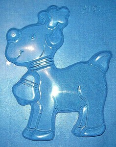 ONE LARGE CUTE REINDEER WITH A BELL CHRISTMAS CHOCOLATE MOULD OR PLASTER MOULD