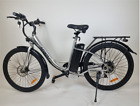 Myatu E-Bike Tiefeinstieg Damen Citybike 26 Zoll 360 Wh silber Elektrofahrrad