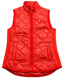 NWOT J CREW Layering Vest with Primaloft Bright Orange Sz XS Puffer Running Cute - Picture 1 of 12