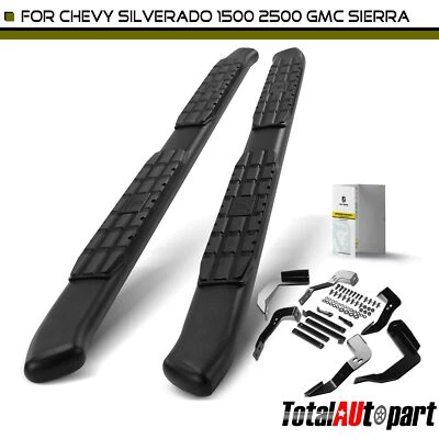 for Chevy Silverado 2500 GMC Sierra 3500 Extended Cab Pickup 4.25" Side Step Bar - Image 1 of 4
