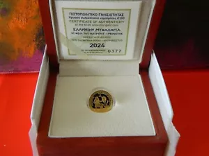 Grecja, 2024, złota moneta, 100 euro, Hefajstos, dowód! Przedsprzedaż! - Zdjęcie 1 z 10