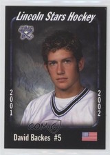 2001-02 Blueline Club Lincoln Stars USHL David Backes #2
