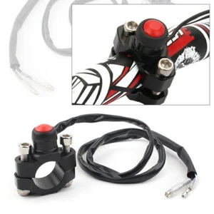 Schwarz CNC Lenker-Motor-Start-Stopp-Kill-Schalter Für 22mm ATV-Roller Quard - Picture 1 of 10