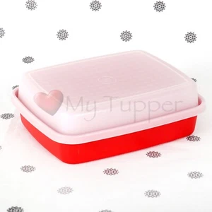 NEW Tupperware Season Serve Large in Red Marinade Meat Chicken - Picture 1 of 1