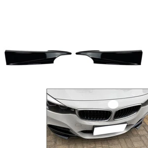Front Bumper Splitter Lip Canard Fit BMW 3 Series GT F34 320i 325i M Sport 14-19 - Picture 1 of 6