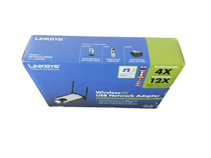 Cisco LINKSYS Wireless - Adaptateur réseau N USB modèle WUSB300N dongle WiFi - Photo 1/4
