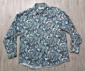 Vintage Henry Grethel Shirt Mens XL Psychedelic 90s Rayon Blend Party - Picture 1 of 6