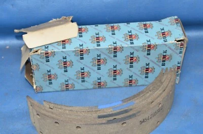 Juego de forro de freno de tambor delantero Buick 1952-1958 GM 1392050 12" X 2 1/2" OEM Foto 1 de 4