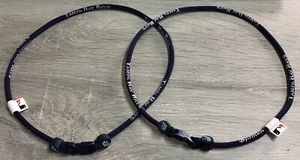 (LOT OF 2) Tampa Bay Rays Phiten Necklace Navy Blue 17” - NEW W/O PACKAGING - Picture 1 of 4