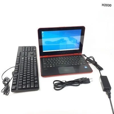 HP Pavilion x360 convertible 11.6 Laptop Pentium N3700 4GB 500GB Win10Home H2030 - Image 1 of 4