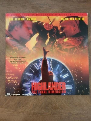 "Highlander The Final Dimension"  Laserdisc LD Widescreen Director's Cut - Image 1 of 4