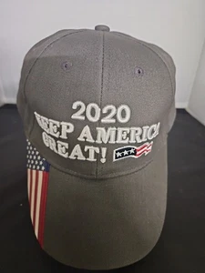2020 Keep America Great Cap with USA Flag Design MAGA - Picture 1 of 3