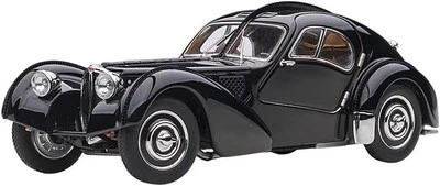 AUTOart 1/43 Bugatti Type 57SC Atlantic 1938 Black / Disco Wheel 50946 JP - Immagine 1 di 4