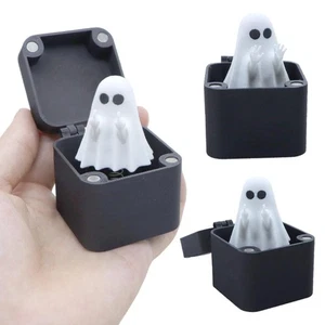 Halloween Geist in der Box, Mittelfinger Geist kreatives lustiges Spielzeug Orname " - Bild 1 von 14