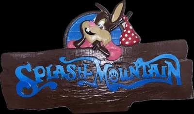"Letrero personalizado de cola Splash Mountain de 15"" Disney World Disney Land US2" Foto 1 de 3