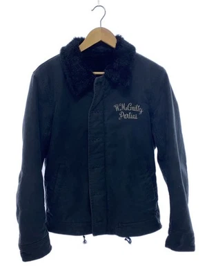 Chaqueta de cubierta WACKO MARIA N-1 negra algodón forro L boa Foto 1 de 4