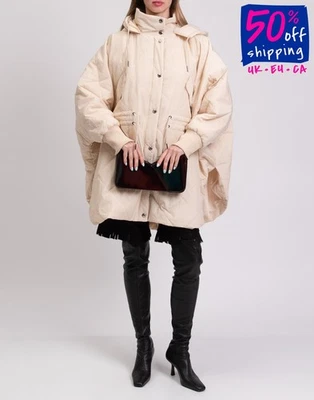 RRP€432 OOF WEAR THE SHAPES' LAB Ripstop Jacket IT46 US10 XL Drawstring Hooded - Image 1 of 4