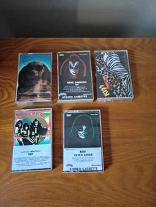 Kiss Cassette Tapes Set Of 5  1978 Casablanca - Picture 1 of 12