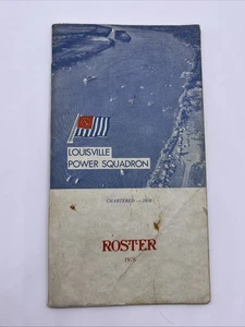 Vintage 1976 Louisville Power Squadron Member Book Directory Kentucky Boat Club - Picture 1 of 4