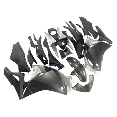 ABS Plastic Silver Grey Fairings For Honda CBR250R 2011 2012 2013 2014 Bodywork Foto 1 de 4