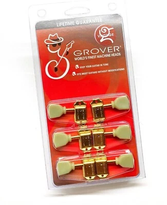 Grover Gold Keystone Guitar Tuners for Vintage Gibson® Les Paul/SG/ES 133GK - Image 1 of 2