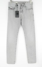DIESEL Buster 069II W28/L34 Men Jeans Slim Tapered Fit Grey Cotton Stretch_