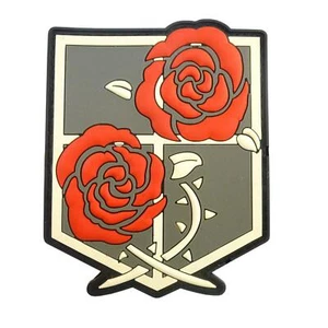 stationary guard shingeki no kyojin attack on titan PVC 3D touch fastener patch - Picture 1 of 4