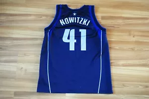 CHAMPION DALLAS MAVERICKS MAVS 41 DIRK NOWITZKI JERSEY SHIRT SIZE MENS SMALL - Picture 1 of 9
