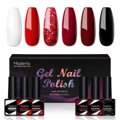 8.5ml Nagel Gellack Thermolack Thermal Nail Art UV Gel Polish Soak off 6 Farben - Bild 1 von 4