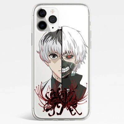 Cartoon Tokyo Ghoul: Dark War Inspired Clear Case for iPhone 16 15 14 13 12 11 - Image 1 of 4