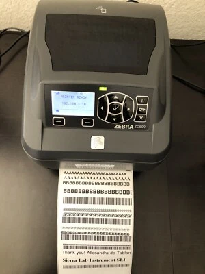 Zebra ZD500 Label Printer Allinone USB Ethernet WiFi Bluetooth Serial Parallel - Image 1 of 4