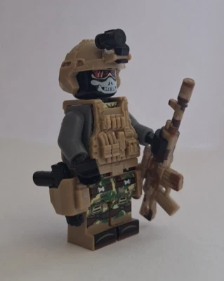 Custom Printed W/Lego Military Minifigure Soldier Elite Recon Spec Ops Sniper - image 1 of 4