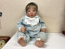 Vintage LEE MIDDLETON 1994 Baby DOLL Weighted Blonde Blue Eyes FREE SHIPPING