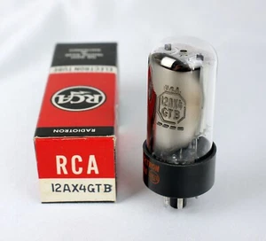 RCA 12AX4GTB ~ DAMPING DIODE ~ NOS ~ HICKOK TESTED - Picture 1 of 5