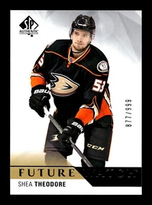 3-11-17 PWE READ . 2015-16 upper deck sp authentic rc #210 shea theodore /999 - Picture 1 of 2