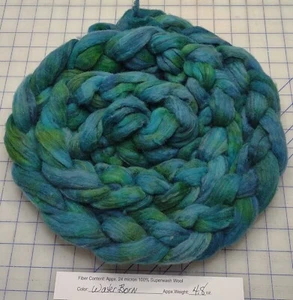 Astilla de lana Superwash itinerante giratoria pintada a mano EE. UU. NUEVA CON ETIQUETAS Water Born - Imagen 1 de 1