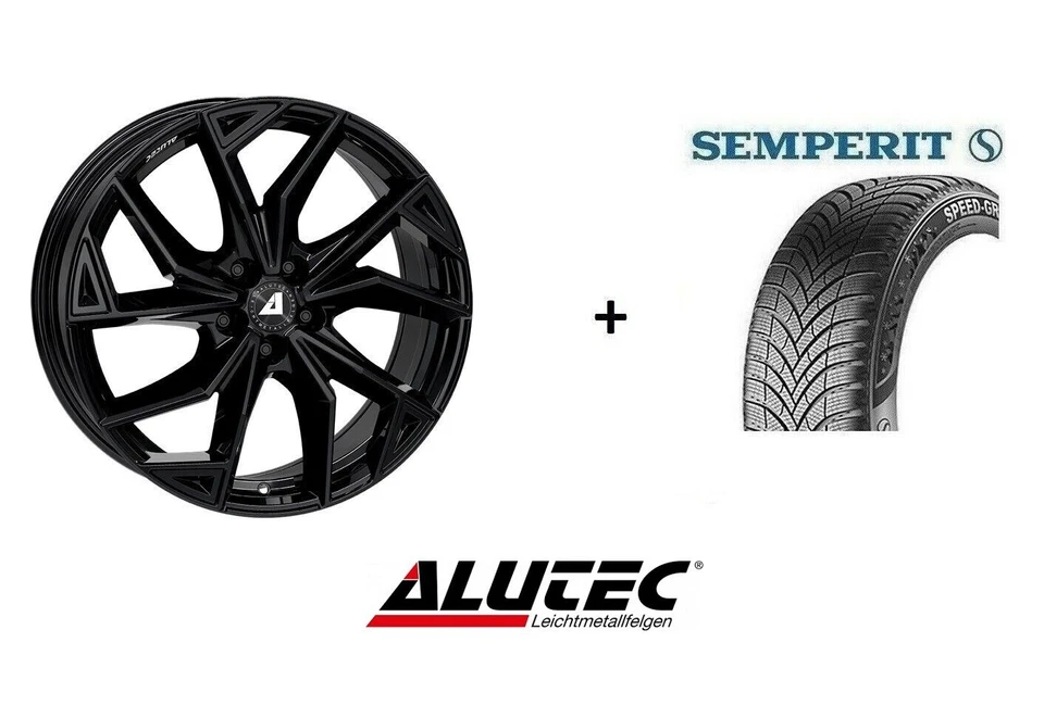 Winterräder Cupra Born VW ID.3 Alutec Alufelgen + Semperit Reifen 4x 18 Zoll - Bild 1 von 1