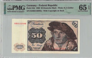 1980 / GERMANY- FEDERAL REPUBLIC / 50 DEUTSCHE MARKS GEM UNC 65 EPQ - Picture 1 of 2