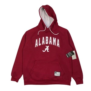 ALABAMA CRIMSON TIDE HOODIE XL MENS BURGUNDY SWEATSHIRT PULLOVER COLOSSEUM BNWT! - Picture 1 of 2