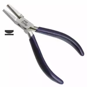 Formare pinze naso piatto mezzo tondo anello filo piegatura anello gioielli strumenti - Foto 1 di 1