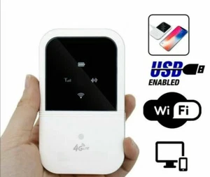 WIRELESS MODEM WIFI ROUTER 3G 4G LTE PORTATILE CON BATTERIA SUPPORTA SIM UMTS - Foto 1 di 6