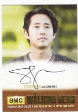 2016 The Walking Dead Season 4 Part 2 Auto Gold #SY1 Steven Yeun as Glenn /25
