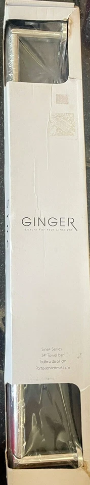 Ginger Motiv 0203PC Sine 24 Towel Bar Chrome