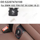 1 Pc Rear Child Seat Isofix Mount Cover Black For Bmw G02 F98 F97 X4 X3m 18-21*