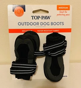 Top Paw Reflective, Protective DOG Outdoor Rain/Snow Boots / Size Medium NEW - Picture 1 of 3