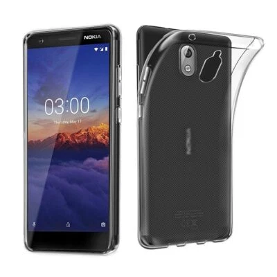 Nokia 3.1 Custodia Trasparente Per Smartphone Case Cover Bumper Etui - Immagine 1 di 3