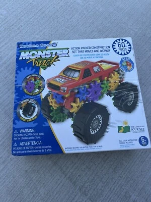Techno Gears Monster Truck 60+ Pieces Construction Set The Learning Journey STEM - Image 1 of 2