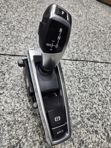 BMW 528i 535i 550i F10 TRANSMISSION GEAR SHIFT LEVER KNOB HANDLE OEM 2011-2016 - Picture 1 of 5