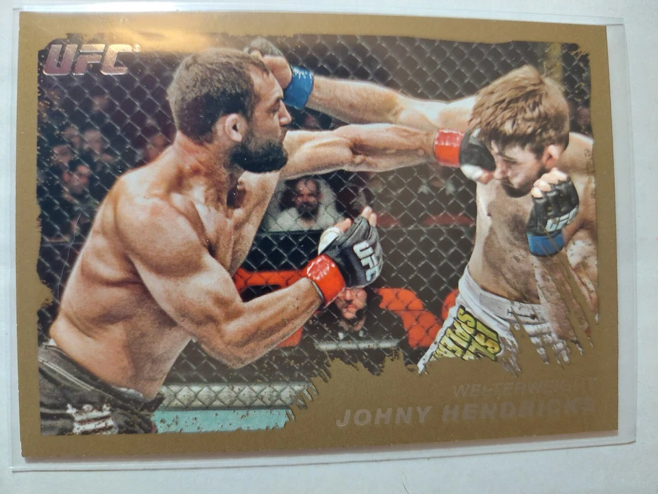 Johny Hendricks #178 2011 Topps UFC Moment of Truth Gold Parallel - Image 1 of 2